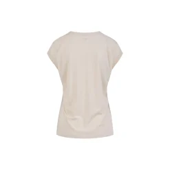 CC Heart Basic V-neck T-shirt, creme