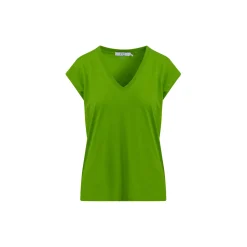CC Heart Basic V-neck T-shirt, flash green