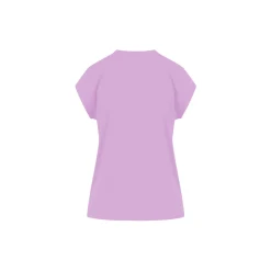 CC Heart Basic V-neck T-shirt, lavender