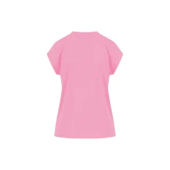 CC Heart Basic V-neck T-shirt, baby pink