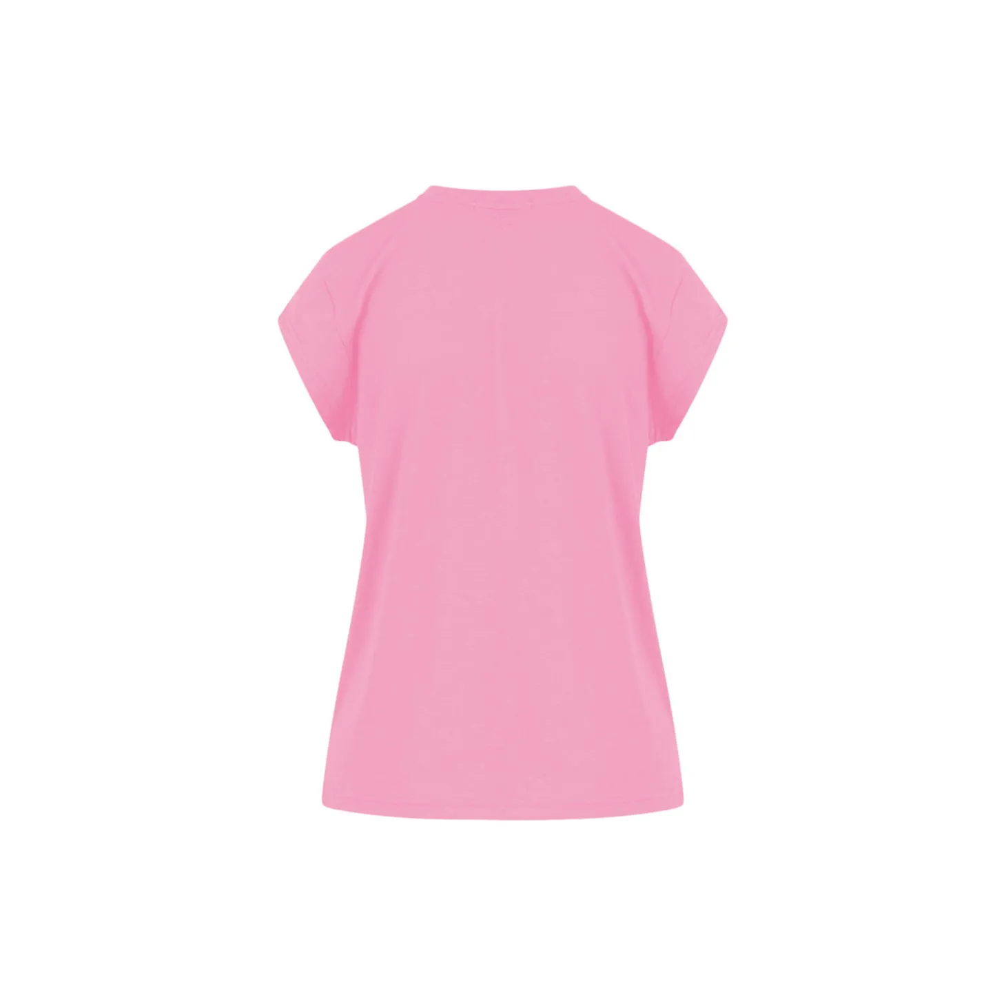 CC Heart Basic V-neck T-shirt, baby pink