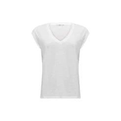 CC Heart Basic V-neck T-shirt, white