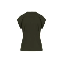 CC Heart Basic V-neck T-shirt, hunter green