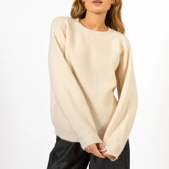 CC Heart EMMA o-neck sweater, creme