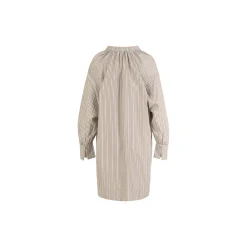 CC Heart GIA stripe tunic dress, brown stripes