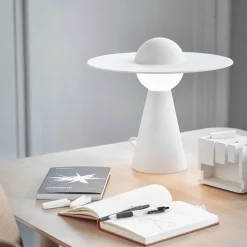 Ceramic Table Lamp, white