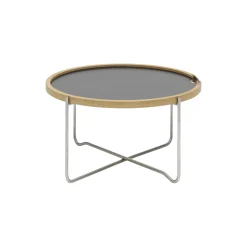 CH417 Bakkebordet, olieret eg/sort/hvid