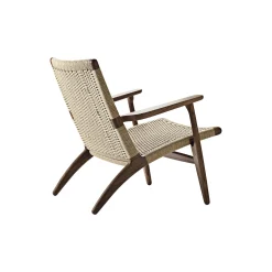 CH25 loungestol, olieret valnød/natur