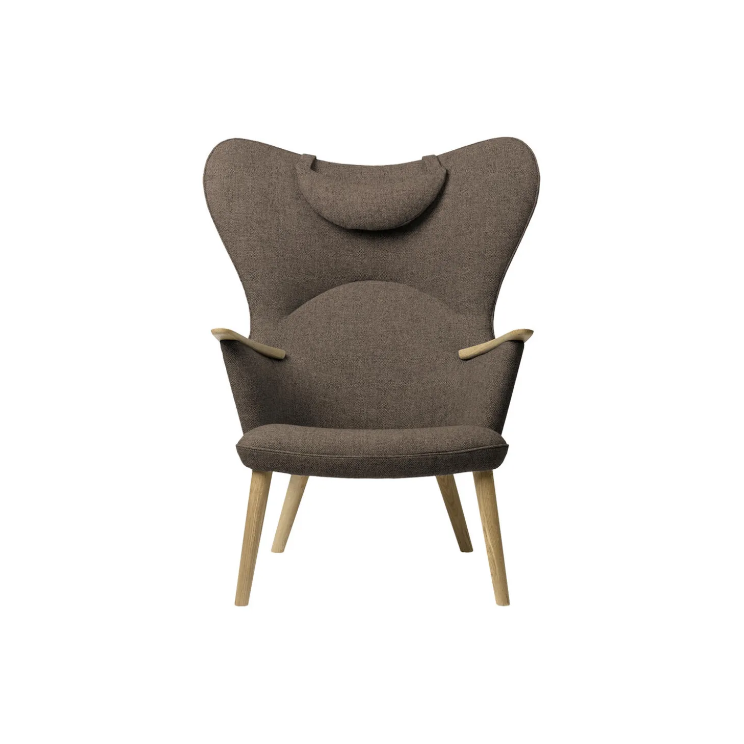 CH78 Mama Bear loungestol, brown/sæbebehandlet eg