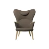CH78 Mama Bear loungestol, brown/olieret eg