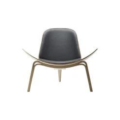 CH07 Skalstolen loungestol, lakeret eg/sort