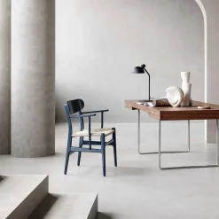 CH110 skrivebord, olieret valnød