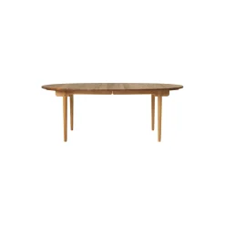 CH338 spisebord inkl. 1 x tillægsplade, teak