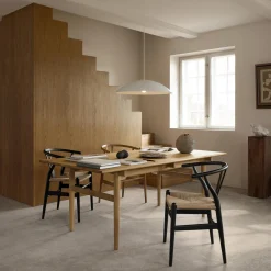 CH327 spisebord, olieret eg