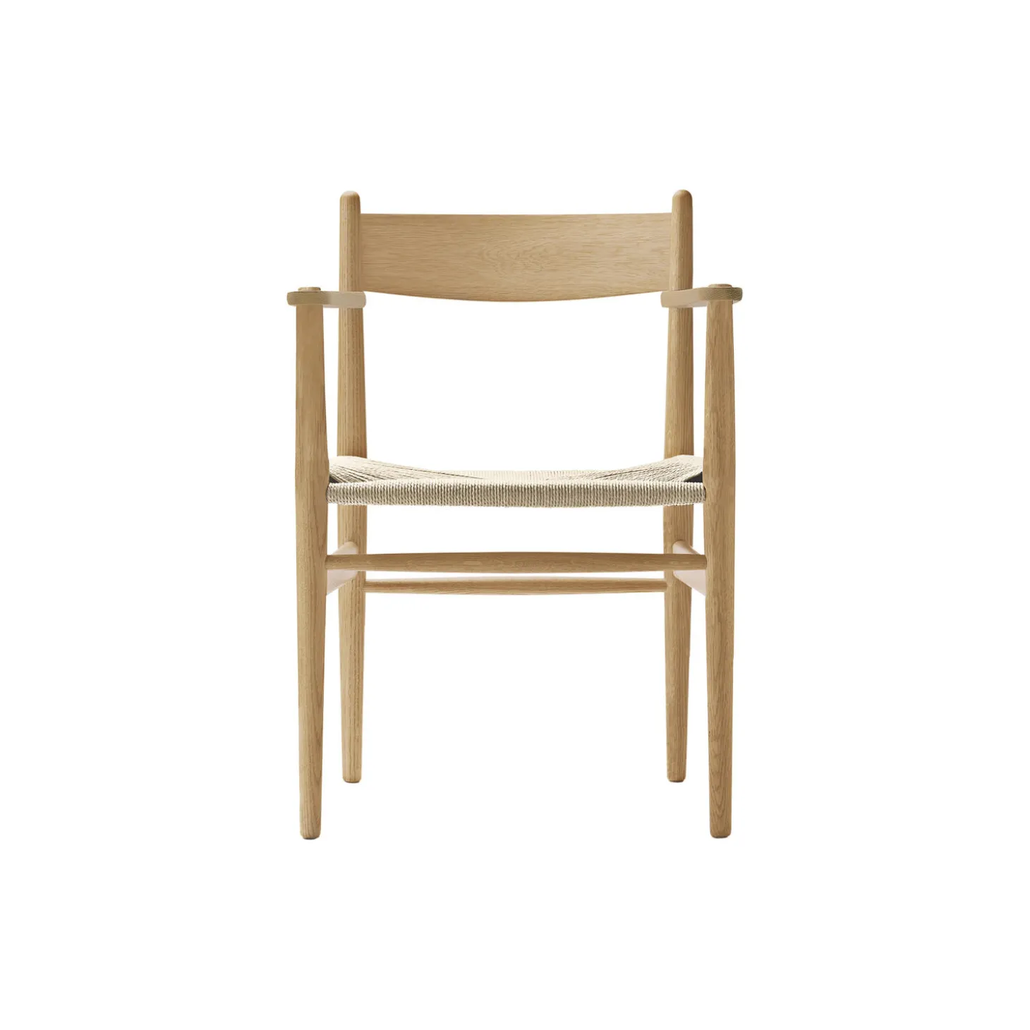 CH37 spisebordsstol, olieret eg/natur