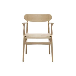 CH26 spisebordsstol, olieret eg/natur