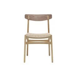 CH23 spisebordsstol, olieret eg/olieret valnød/natur