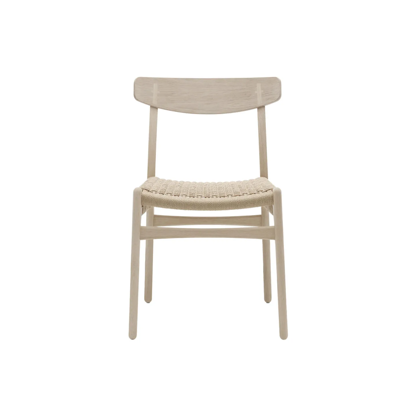 CH23 spisebordsstol, sæbebehandlet eg/natur