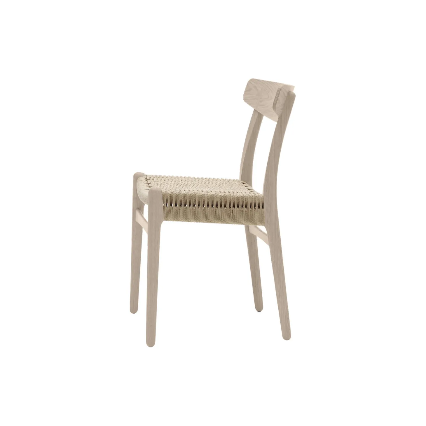 CH23 spisebordsstol, sæbebehandlet eg/natur