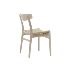 CH23 spisebordsstol, sæbebehandlet eg/natur