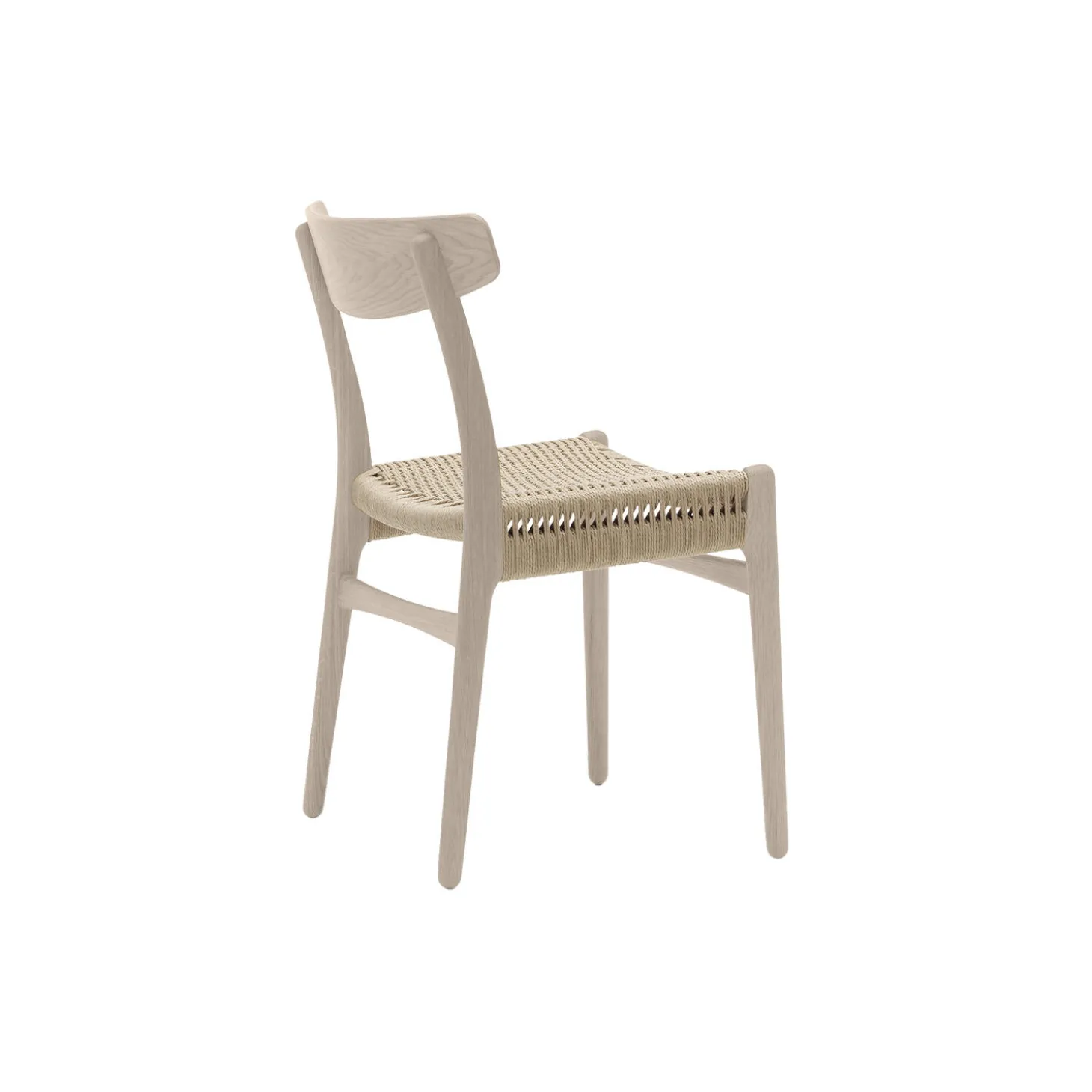 CH23 spisebordsstol, sæbebehandlet eg/natur