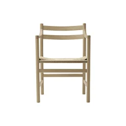 CH46 spisebordsstol, sæbebehandlet eg/natur