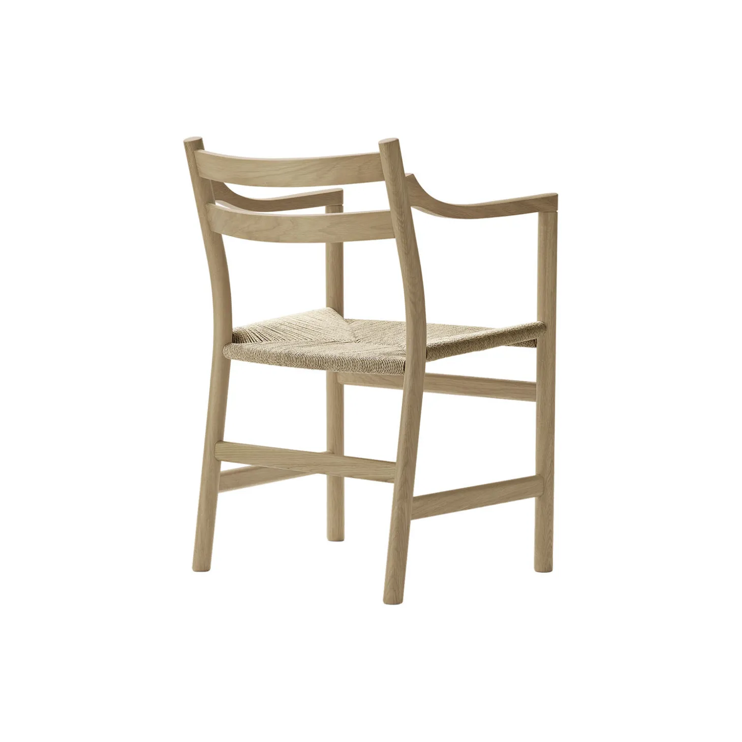 CH46 spisebordsstol, sæbebehandlet eg/natur