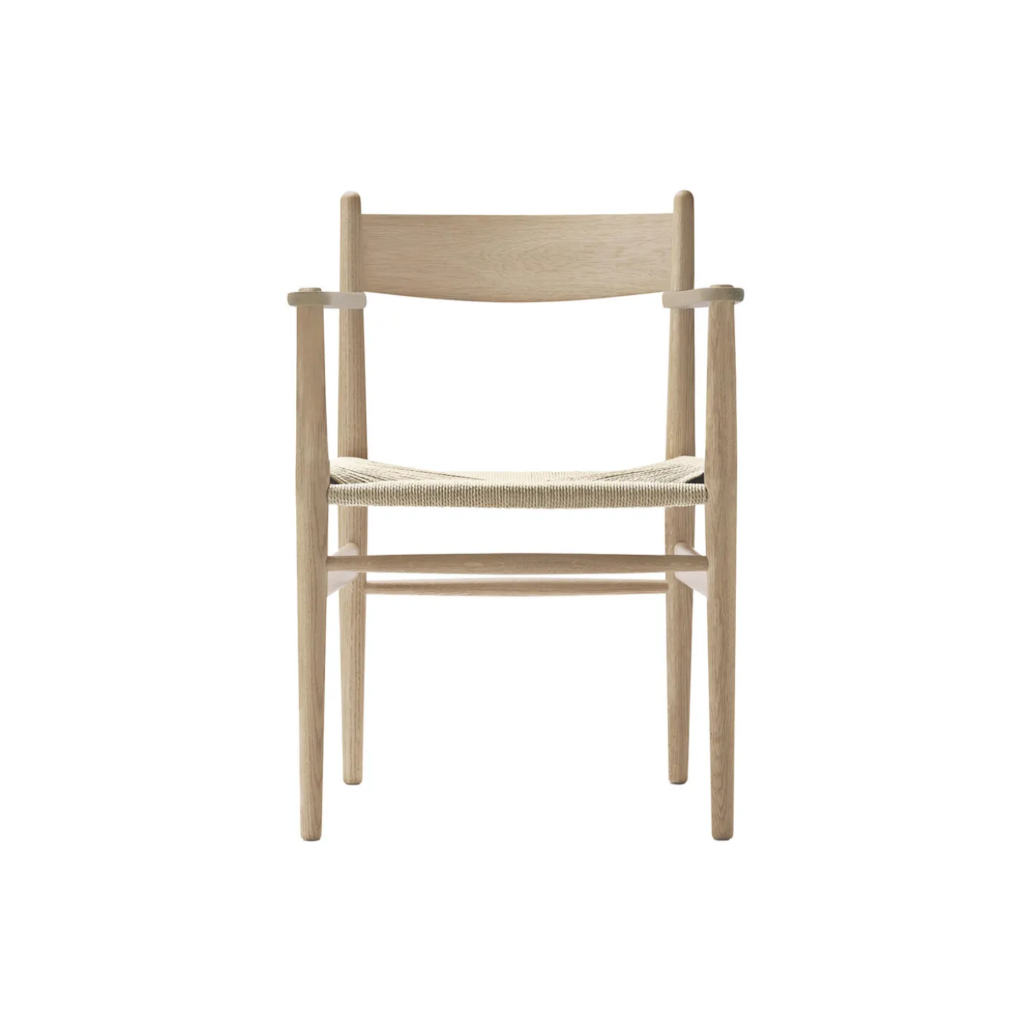 CH37 spisebordsstol, sæbebehandlet eg/natur