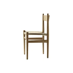 CH36 spisebordsstol, sæbebehandlet eg/natur