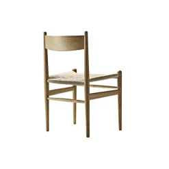 CH36 spisebordsstol, sæbebehandlet eg/natur