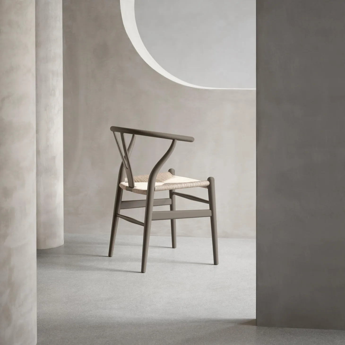 CH24 Y-stolen spisebordsstol, soft slate