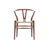 CH24 Y-stolen spisebordsstol, red brown/natur