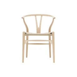 CH24 Y-stolen spisebordsstol, sæbebehandlet bøg/natur