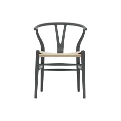 CH24 Y-stolen spisebordsstol, anthracite grey/natur