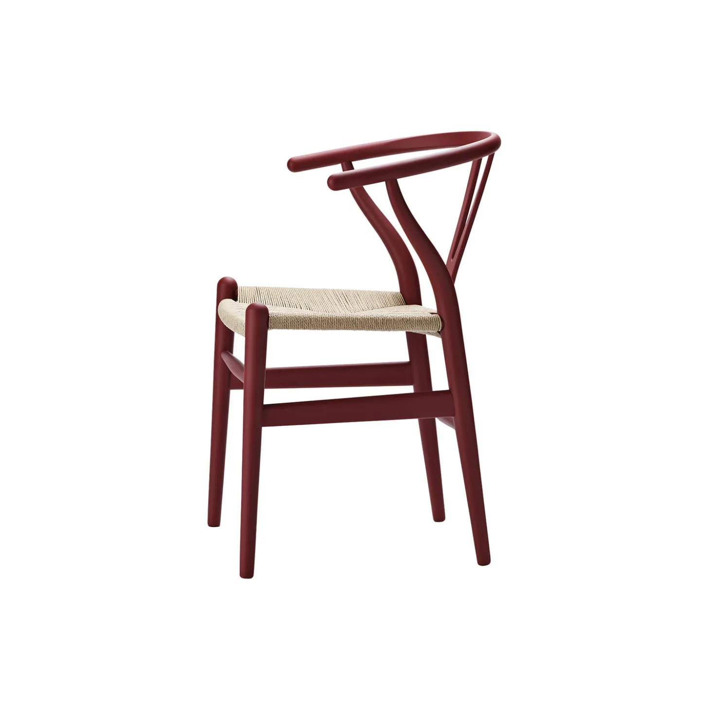 CH24 Y-stolen spisebordsstol, soft red