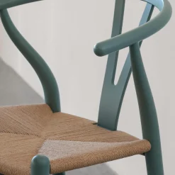 CH24 Y-stolen spisebordsstol, soft pewter