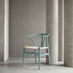 CH24 Y-stolen spisebordsstol, soft pewter