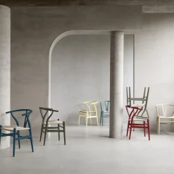 CH24 Y-stolen spisebordsstol, soft north sea