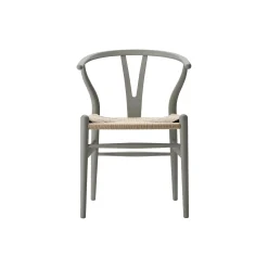 CH24 Y-stolen spisebordsstol, soft clay