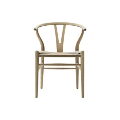 CH24 Y-stolen spisebordsstol, sæbebehandlet eg/natur