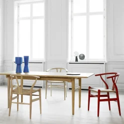 CH24 Y-stolen spisebordsstol, sæbebehandlet eg/natur