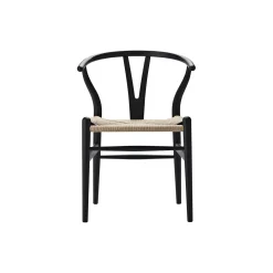 CH24 Y-stolen spisebordsstol, soft black
