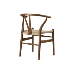 CH24 Y-stolen spisebordsstol, olieret mahogni/natur