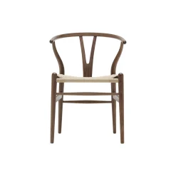 CH24 Y-stolen spisebordsstol, olieret valnød/natur