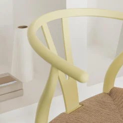 CH24 Y-stolen spisebordsstol, soft hollyhock