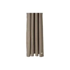 Chambray Shower Curtain, sand/black