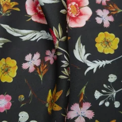 Charcoal Garden Silketørklæde