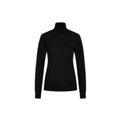 CharleneBBRoll Neck Knit, black