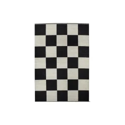 Checkerboard Icon gulvtæppe, midnight black 554