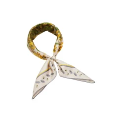 Cheerful Bouquet silketørklæde, beige